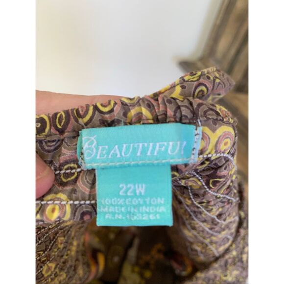 Vintage Cotton Retro Pattern Sundress - Picture 3 of 9